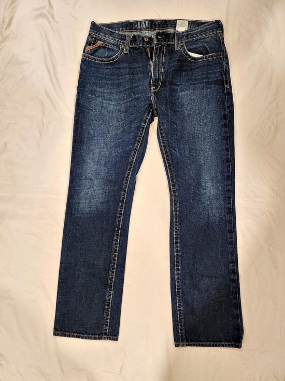 Ariat Straight Leg Jeans Waist 36 Blue
